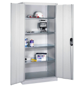 Stahlschrank 8922-00 S10551 lichtgrau 93,0 x 60,0 x 195,0 cm, aufgebaut